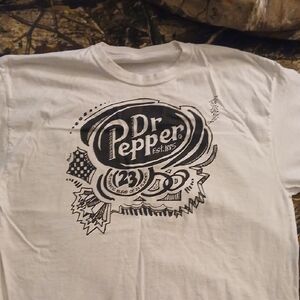 White Graphic Tee (Dr. Pepper)